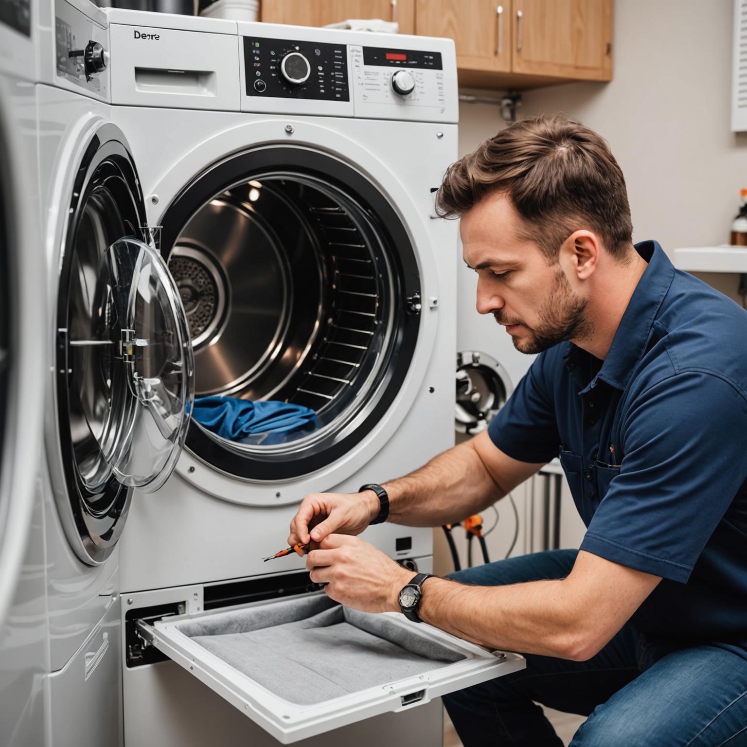 Servis baiki pengering pakaian